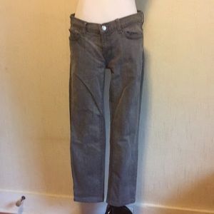 J Brand Cigarette Leg Jeans 30 Grey